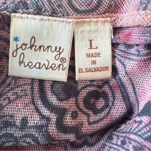 Johnny Heaven Babydoll Blouse Y2K Grunge L - Picture 6 of 7